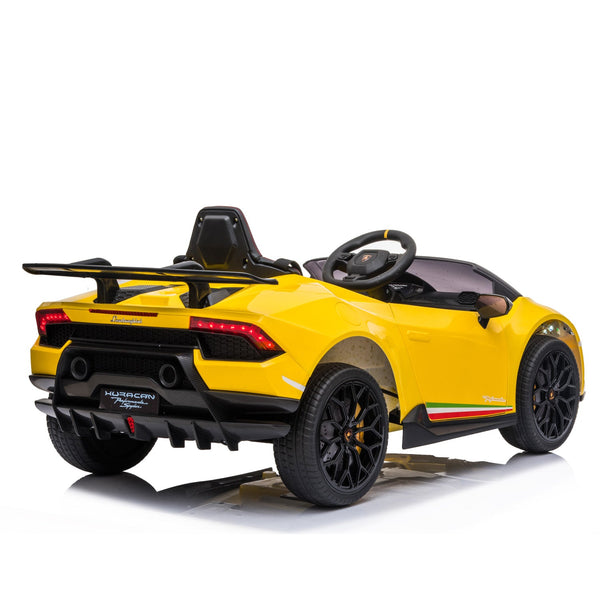 Kahuna Lamborghini Performante Kids Electric Ride On Car Remote Control - Yellow Kahuna
