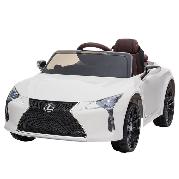 Kahuna Licensed Lexus Lc 500 Kids Electric Ride On Car - White Kahuna