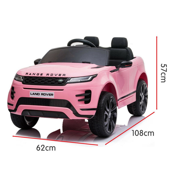 Kahuna Land Rover Licensed Kids Electric Ride On Car Remote Control - Pink Kahuna