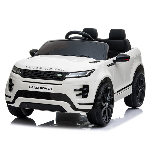 Kahuna Land Rover Licensed Kids Electric Ride On Car Remote Control - White Kahuna