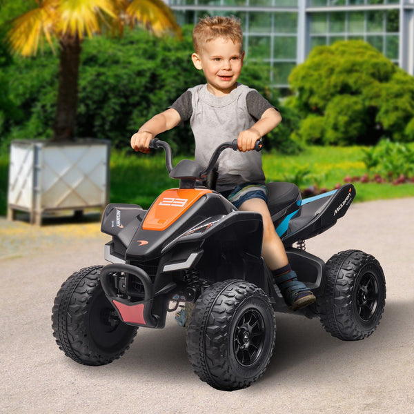 Kahuna MCL35 McLaren Toy Ride On Electric Quad Bike - Black Kahuna
