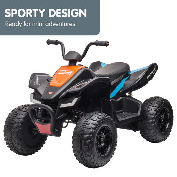 Kahuna MCL35 McLaren Toy Ride On Electric Quad Bike - Black Kahuna