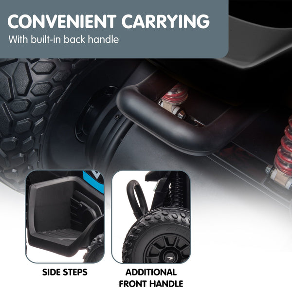 Kahuna MCL35 McLaren Toy Ride On Electric Quad Bike - Black Kahuna