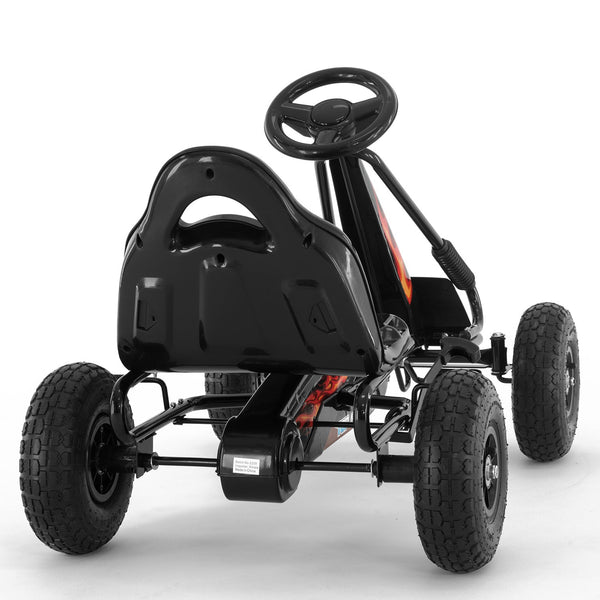 Kahuna G95 Kids Ride On Pedal-Powered Go Kart - Black Kahuna