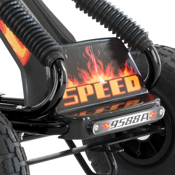 Kahuna G95 Kids Ride On Pedal-Powered Go Kart - Black Kahuna