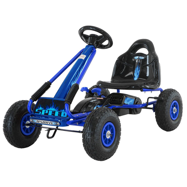 Kahuna G95 Kids Ride On Pedal Go Kart - Blue Kahuna