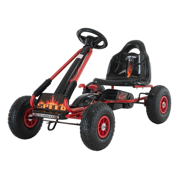 Kahuna G95 Kids Ride On Pedal-Powered Go Kart  - Red Kahuna