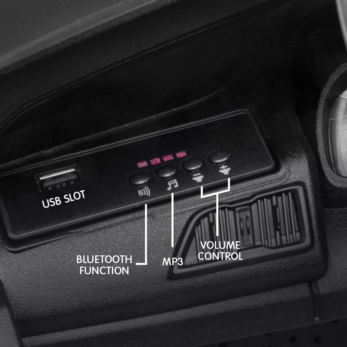 Kahuna Audi Sport Licensed Kids Electric Ride On Car Remote Control - Black Kahuna