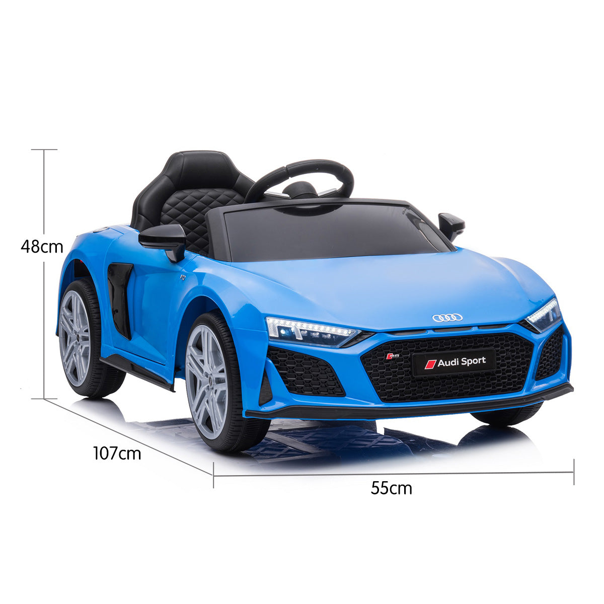 Kahuna Audi Sport Licensed Kids Electric Ride On Car Remote Control - Blue Kahuna