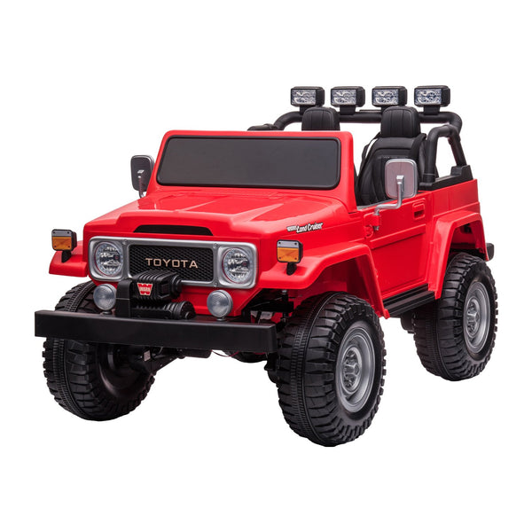 Kahuna Licensed Toyota FJ-40 Electric Kids Ride On Car by Kahuna - Red Kahuna