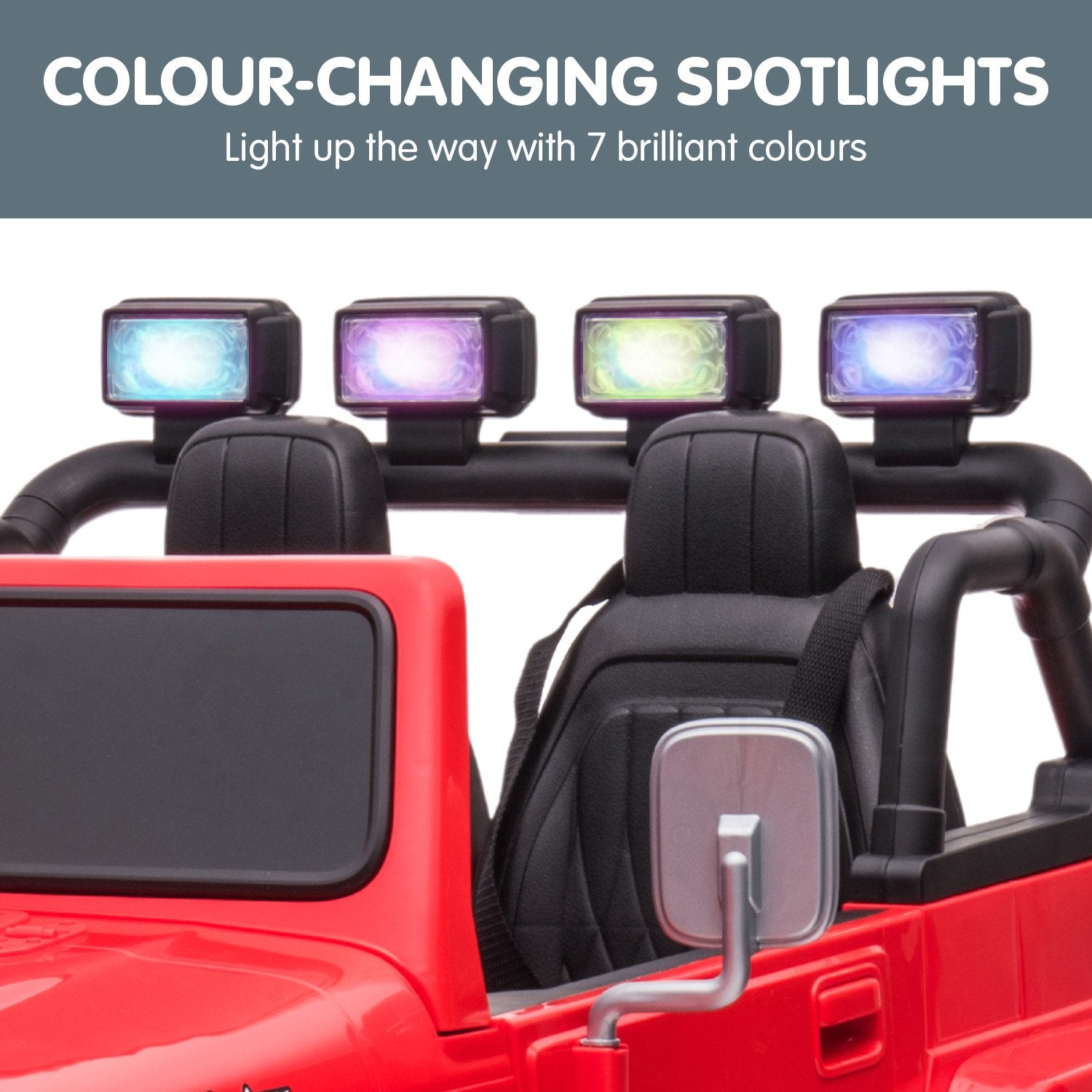 Kahuna Licensed Toyota FJ-40 Electric Kids Ride On Car by Kahuna - Red Kahuna