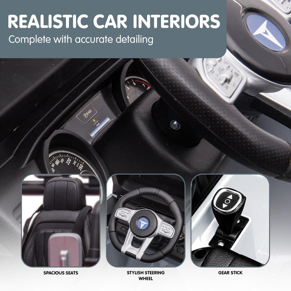 Kahuna Licensed Toyota FJ-40 Kids Ride On Electric Toy Car 80W - White Kahuna