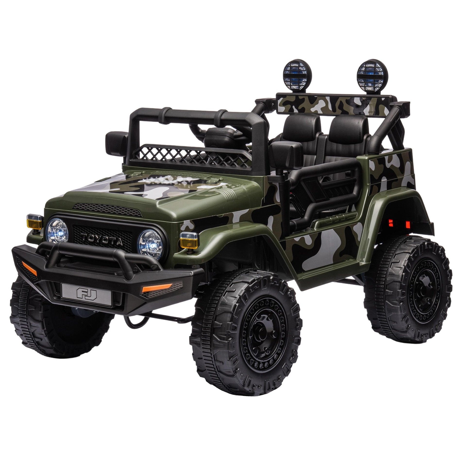 Kahuna Authorised Toyota FJ Cruiser Kids Electric Ride On Car - Green Kahuna