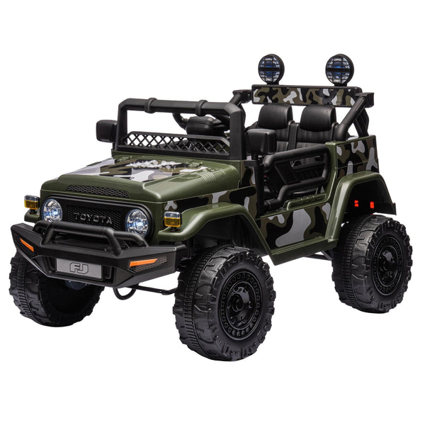 Kahuna Authorised Toyota FJ Cruiser Kids Electric Ride On Car - Green Kahuna