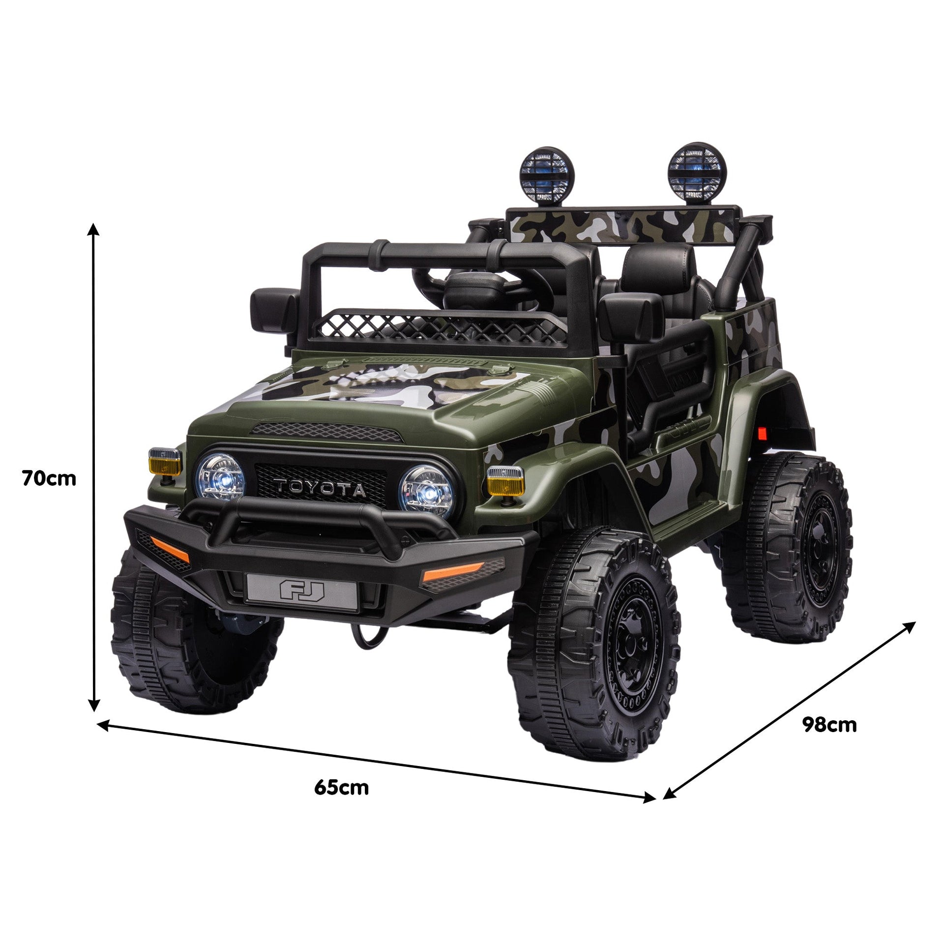 Kahuna Authorised Toyota FJ Cruiser Kids Electric Ride On Car - Green Kahuna