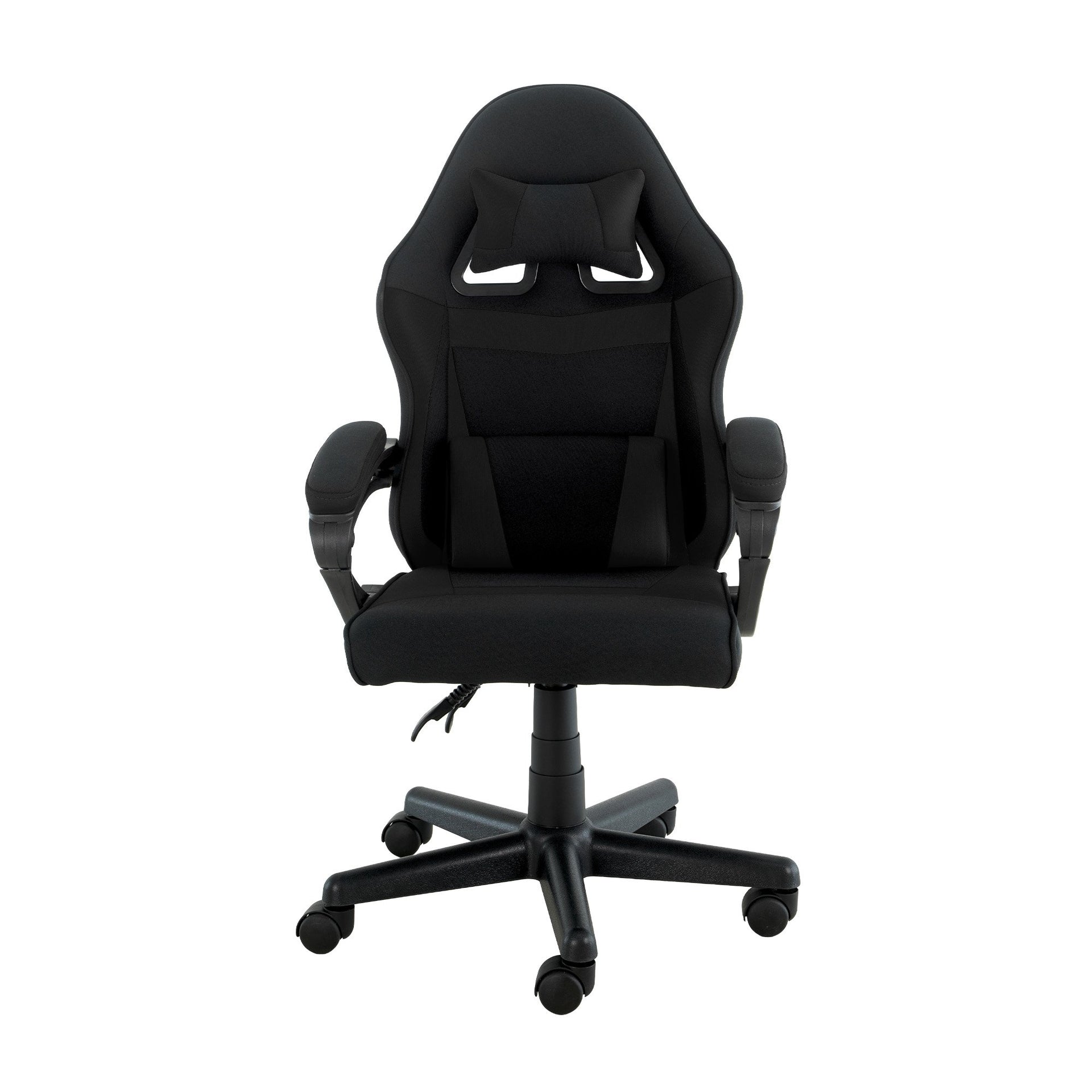 Sarantino Antre Kids Study Gaming Chair Black Adjustable Computer Desk Seat Racing Inspired-look With Adjustable Height, Ergonomic Back Support, Padded Armrests Sarantino