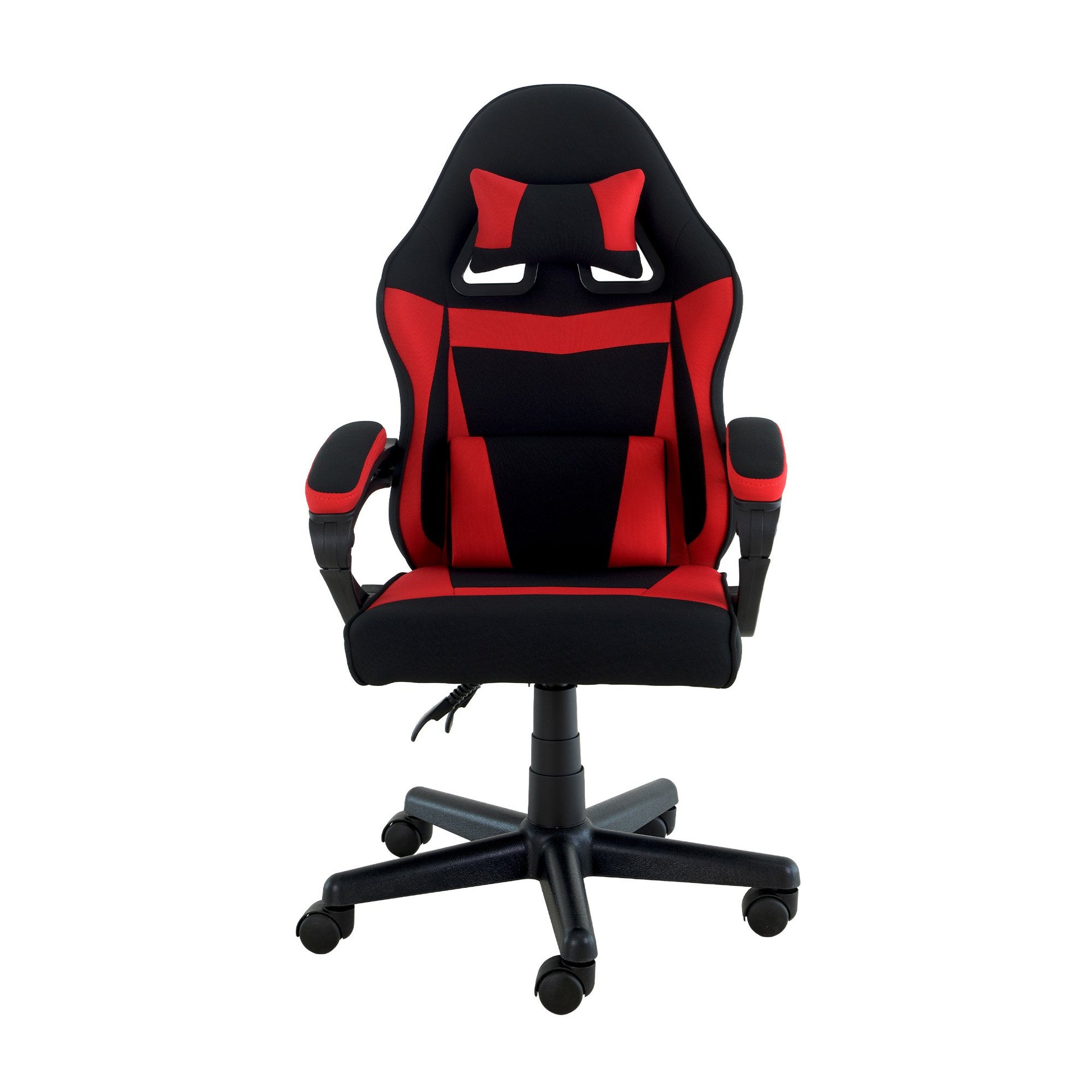Sarantino Antre Kids Study Gaming Chair Black Red Computer Desk Seat Adjustable Height, Ergonomic Back Support, Padded Armrests Sarantino