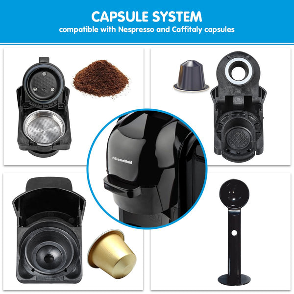 Homemaid 3-in-1 Cm511hm Coffee Multi Capsule Pod Machine Does Not Apply