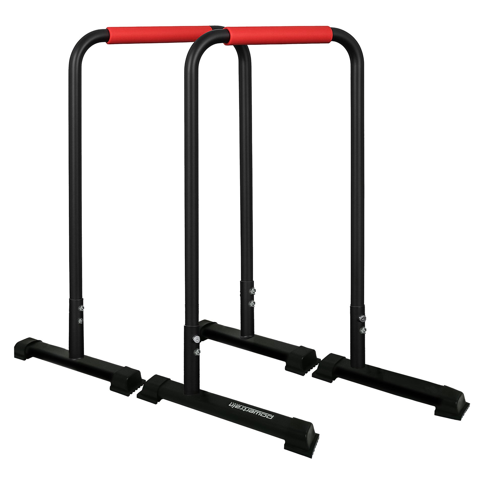 Powertrain Dip Bars Pair Load Capacity 200kg Separated Type Push-up Bars Awezingly