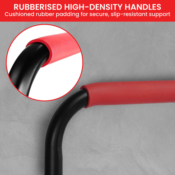 Powertrain Dip Bars Pair Load Capacity 200kg Separated Type Push-up Bars Awezingly