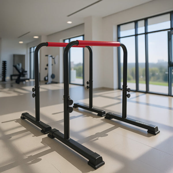 Powertrain Height-Adjustable Dip Bars Pair Load Capacity 200kg Separated Type Awezingly