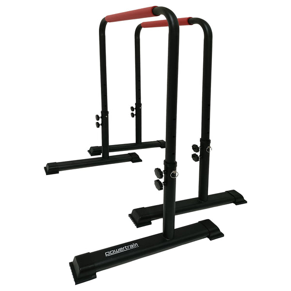 Powertrain Height-Adjustable Dip Bars Pair Load Capacity 200kg Separated Type Awezingly