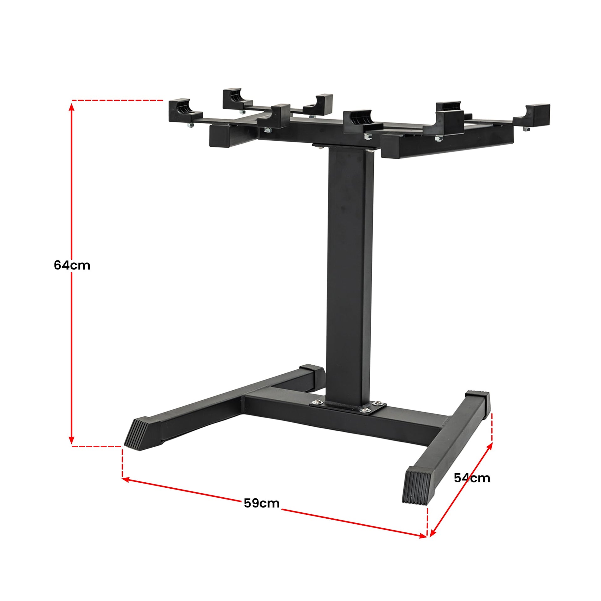 Powertrain Eon Dial-Up 72KG Adjustable Dumbbells Pair with Stand  - Green Awezingly