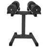 Powertrain Eon 2 X 45kg Adjustable Dumbbells W/ Stand Heavy-duty Storage Rack Home Gym 9 Strength Training Equipment