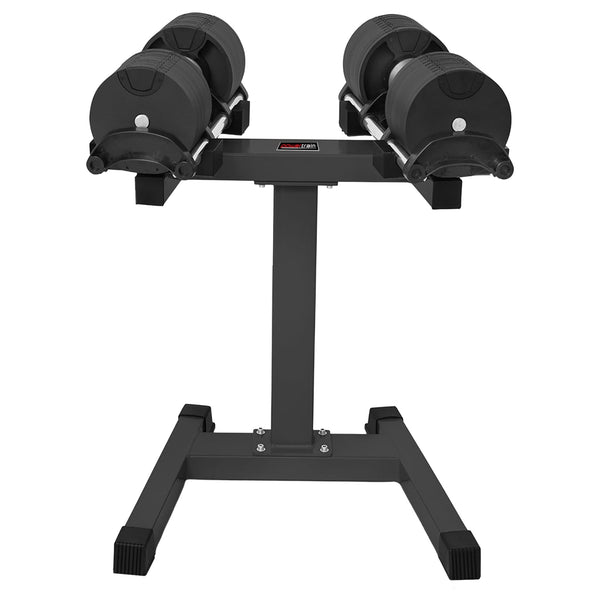 Powertrain Eon 2 X 45kg Adjustable Dumbbells W/ Stand Heavy-duty Storage Rack Home Gym 9 Strength Training Equipment Awezingly