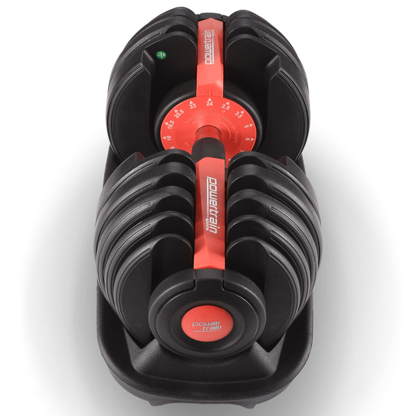 Powertrain 24kg Adjustable Dumbbell Awezingly