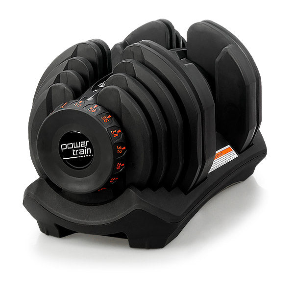 Powertrain 1x 40kg Adjustable Dumbbell Powertrain
