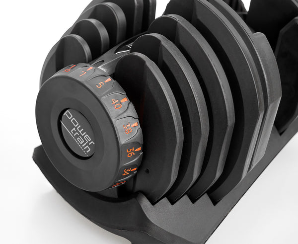 Powertrain 1x 40kg Adjustable Dumbbell Powertrain