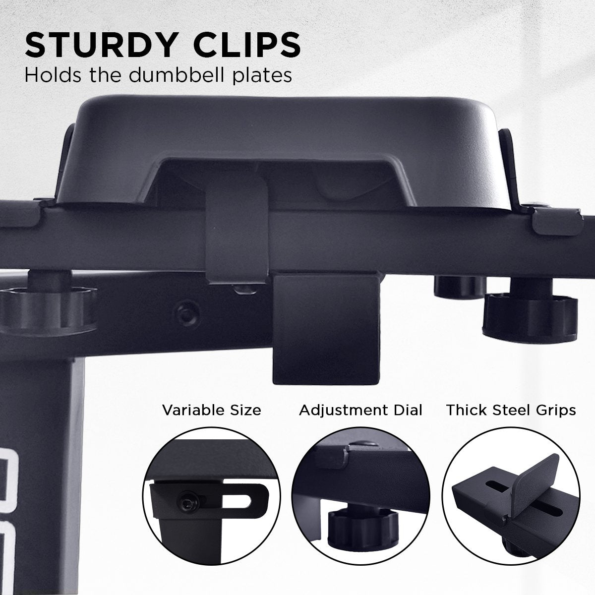 Powertrain GEN2 Pro Adjustable Dumbbell Set - 2 x 25kg (50kg) Home Gym Weights with Stand Powertrain