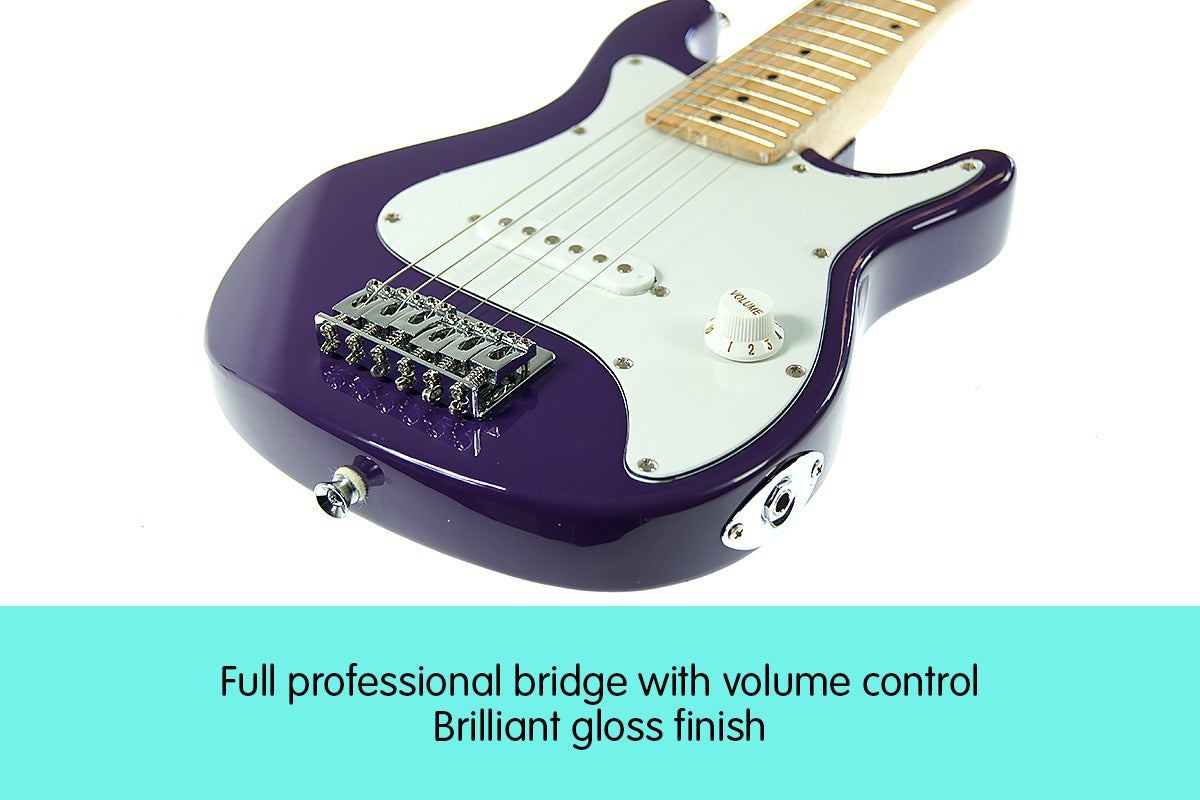 Karrera Electric Childrens Guitar Kids - Purple Karrera
