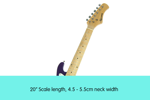 Karrera Electric Childrens Guitar Kids - Purple Karrera