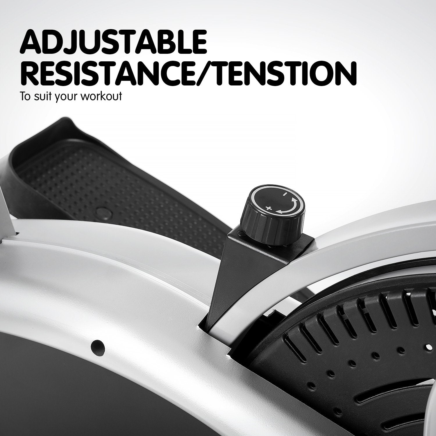 Powertrain 3-in-1 Elliptical Cross Trainer Exercise Bike with Resistance Bands Powertrain