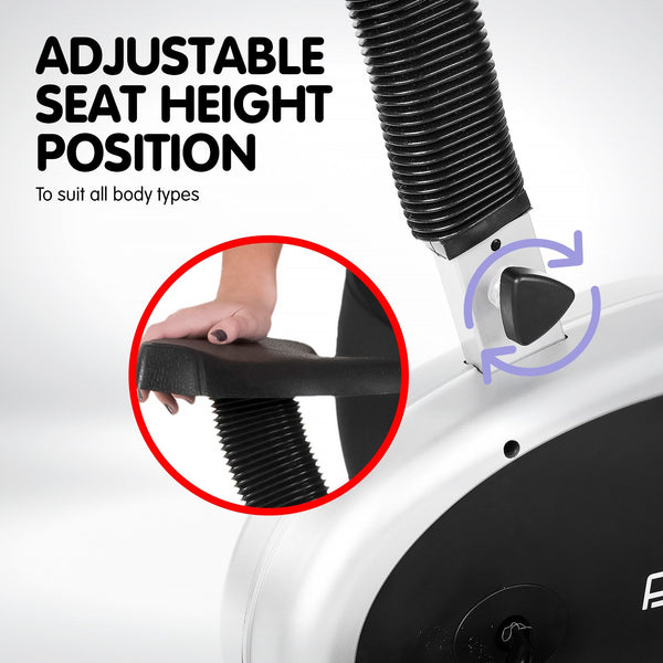 Powertrain 3-in-1 Elliptical Cross Trainer Exercise Bike with Resistance Bands Powertrain