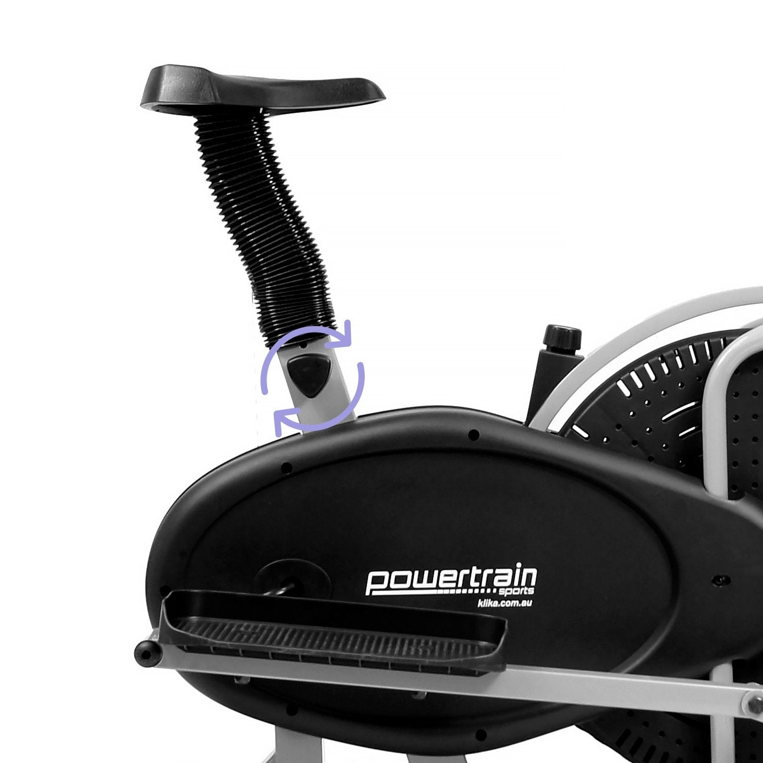 Powertrain 2-in-1 Elliptical Cross Trainer and Exercise Bike Powertrain