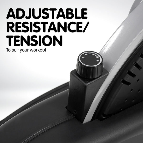 Powertrain 6-in-1 Elliptical Cross Trainer Bike with Weights and Twist Disc Powertrain