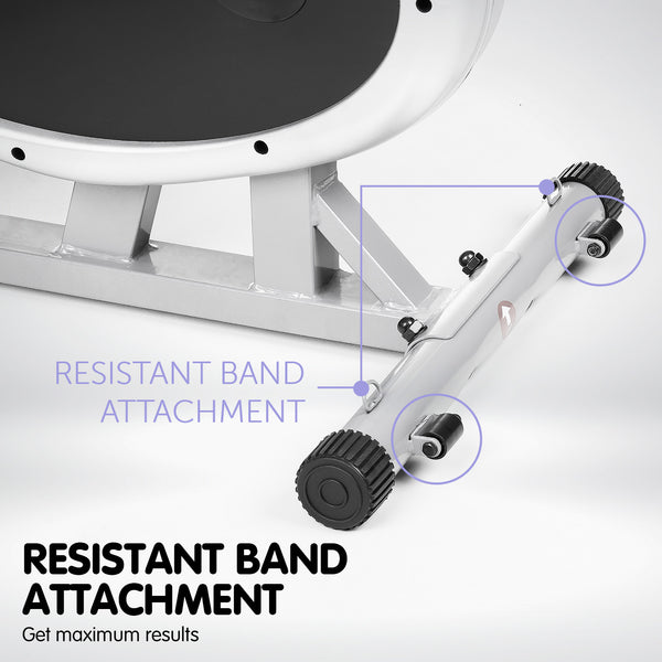 Powertrain 6-in-1 Elliptical Cross Trainer Bike with Weights and Twist Disc Powertrain