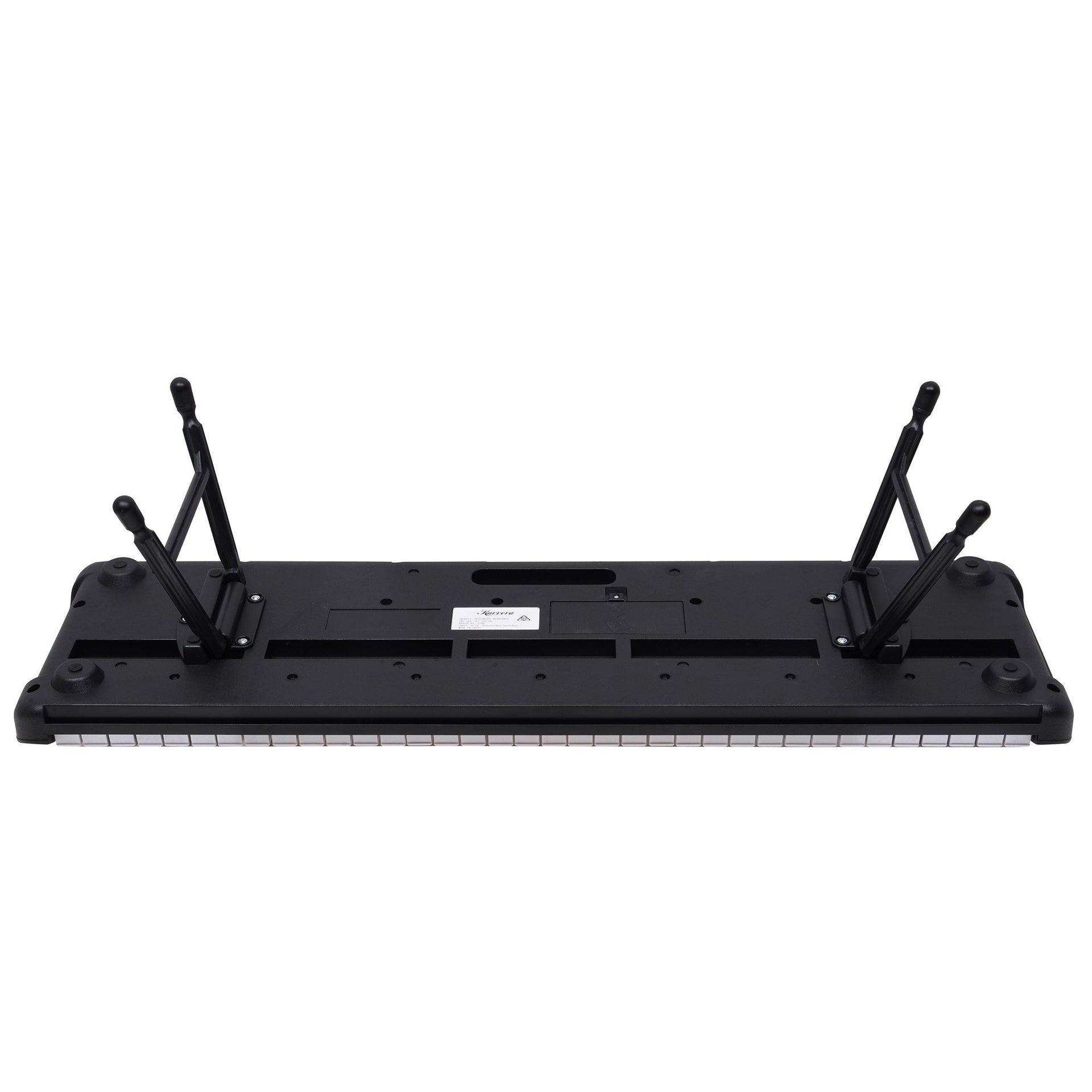 Karrera 61-Key Electronic Piano Keyboard with LED and Folding Stand in Black CHJ-SD1 Awezingly
