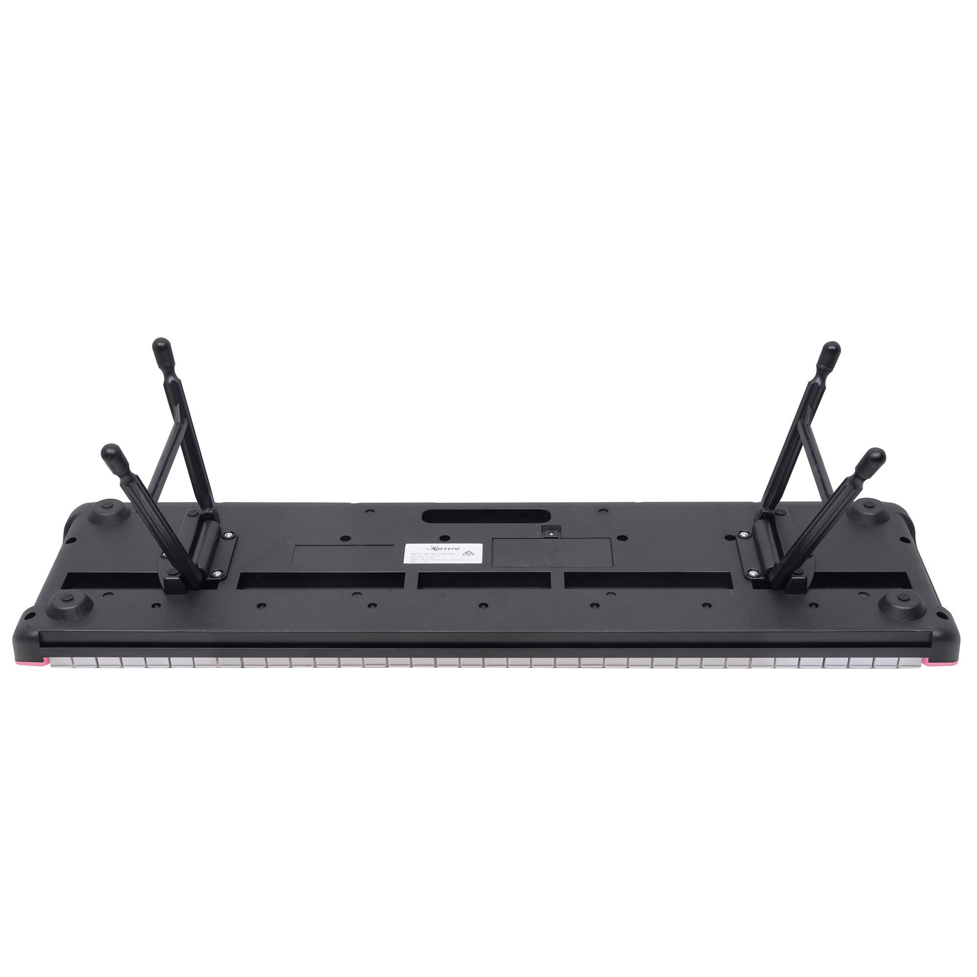 Karrera 61-Key Electronic Piano Keyboard with LED and Folding Stand in Pink CHJ-SD1 Awezingly