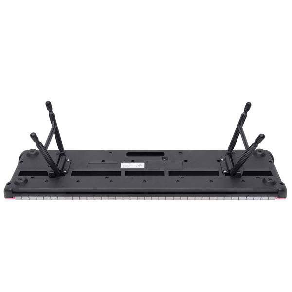 Karrera 61-Key Electronic Piano Keyboard with LED and Folding Stand in Pink CHJ-SD1 Awezingly