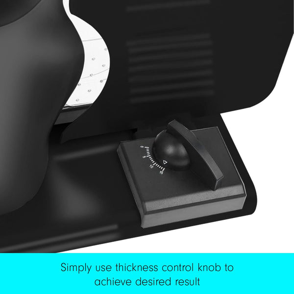 Pronti Electric Meat Slicer- Food Cheese Processor Vegetable Kitchen Deli Does Not Apply