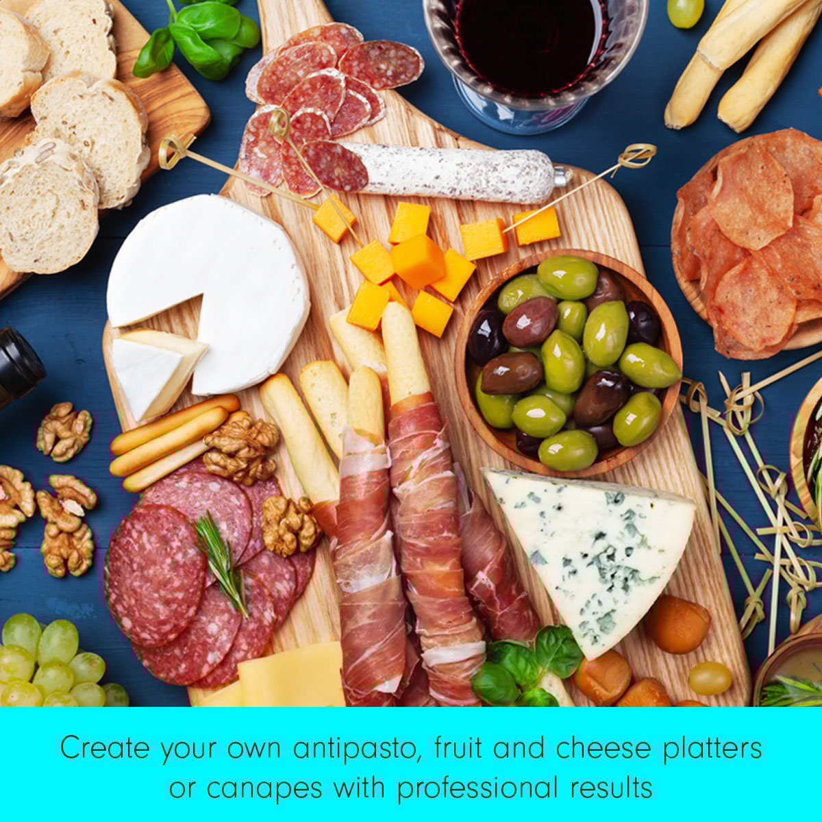 Pronti Electric Meat Slicer- Food Cheese Processor Vegetable Kitchen Deli Does Not Apply