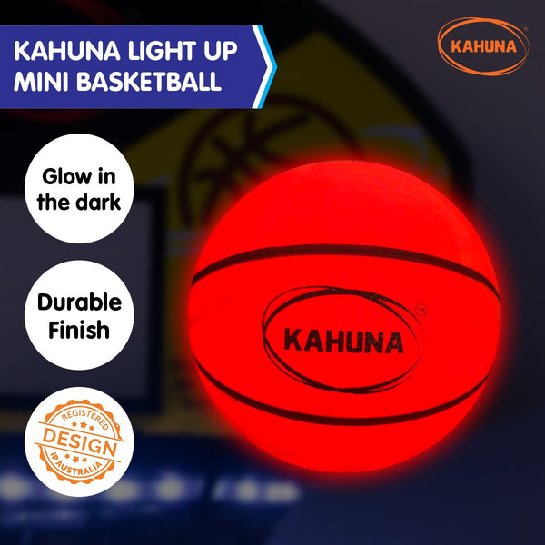 Kahuna Basketball L.e.d Glow Light Up Trampoline Ball Kahuna