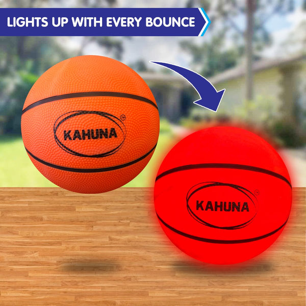 Kahuna Basketball L.e.d Glow Light Up Trampoline Ball Kahuna