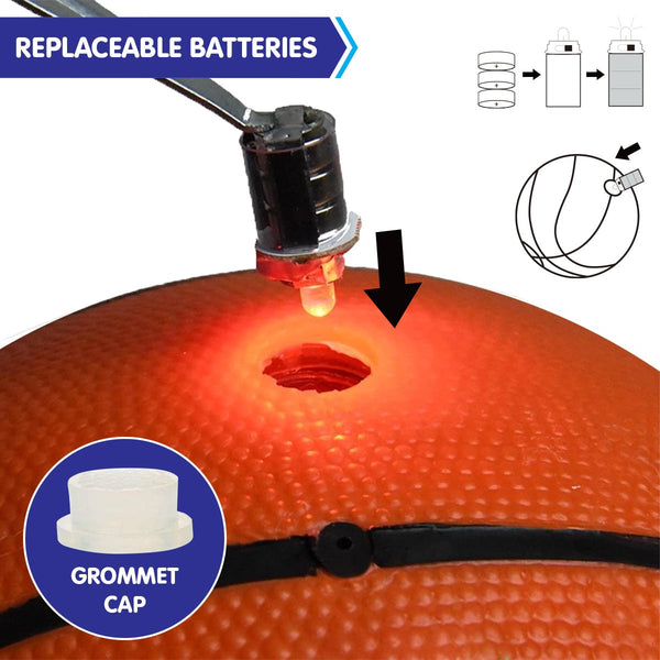 Kahuna Basketball L.e.d Glow Light Up Trampoline Ball Kahuna