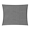 Wallaroo Outdoor Sun Shade Sail Canopy Grey Square 5 x 5M