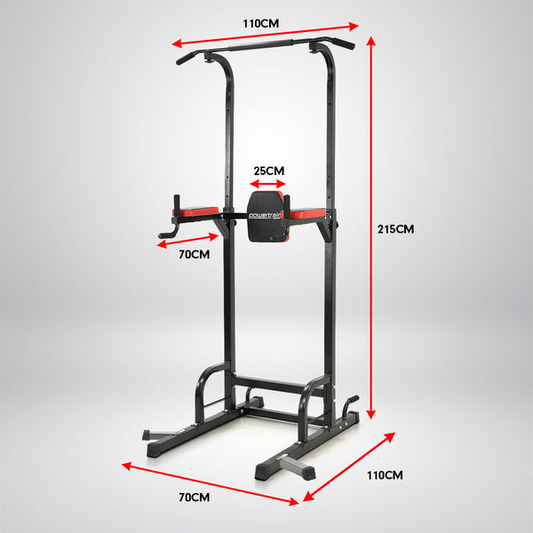 Powertrain Multi Station For Chin Ups Pull Ups And Dips Powertrain